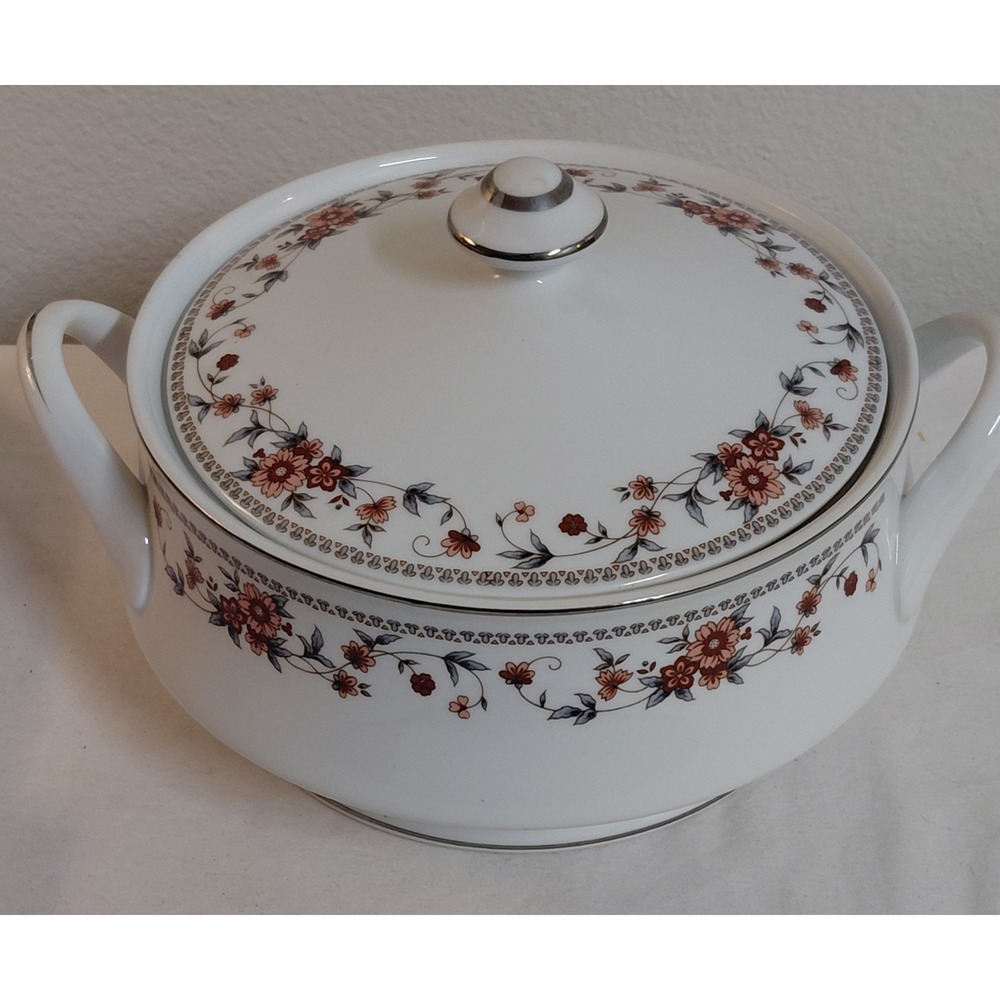 Vintage Sheffield Anniversary Porcelain Fine China Covered Vegetable Tureen